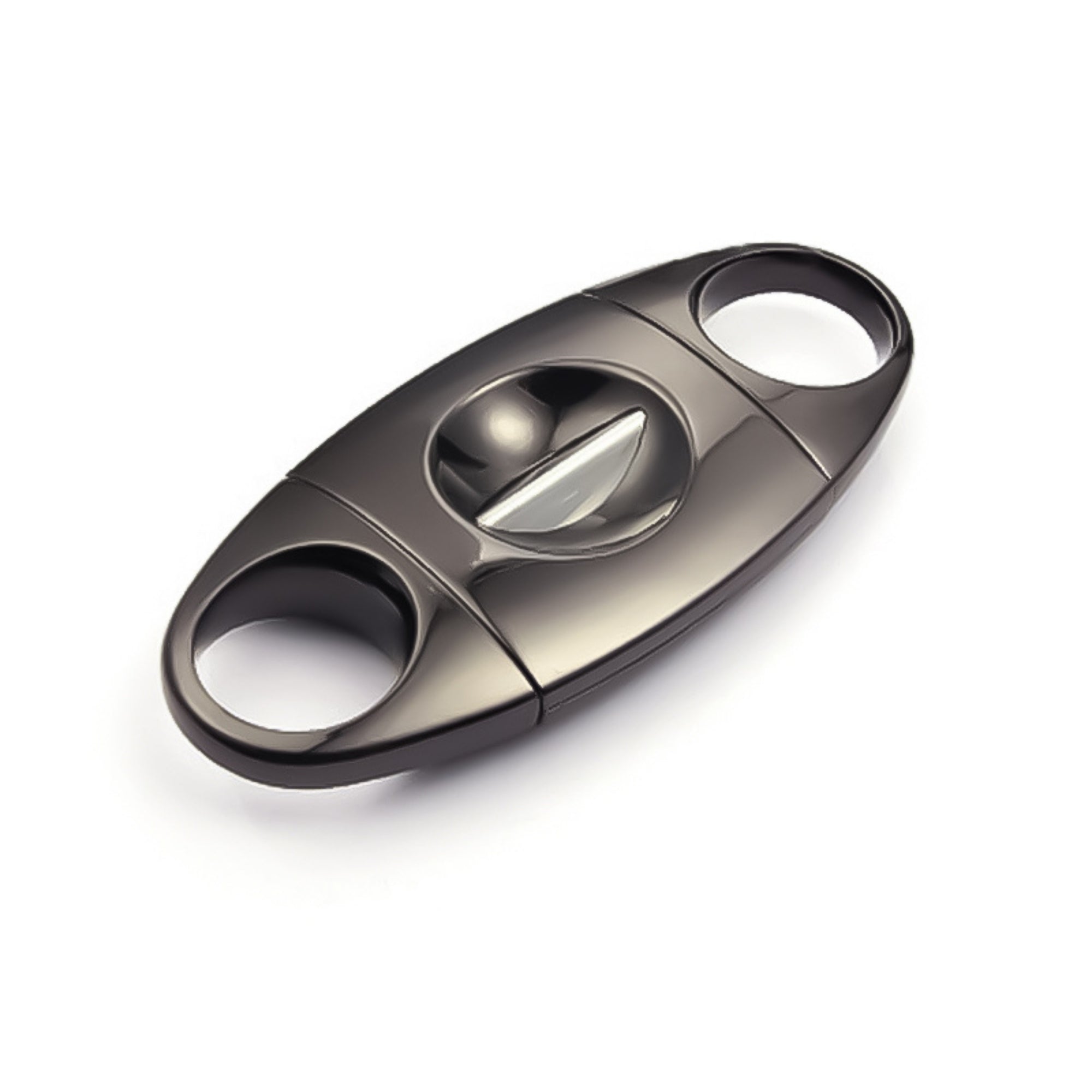 Gunmetal V-Cut Cigar Cutter