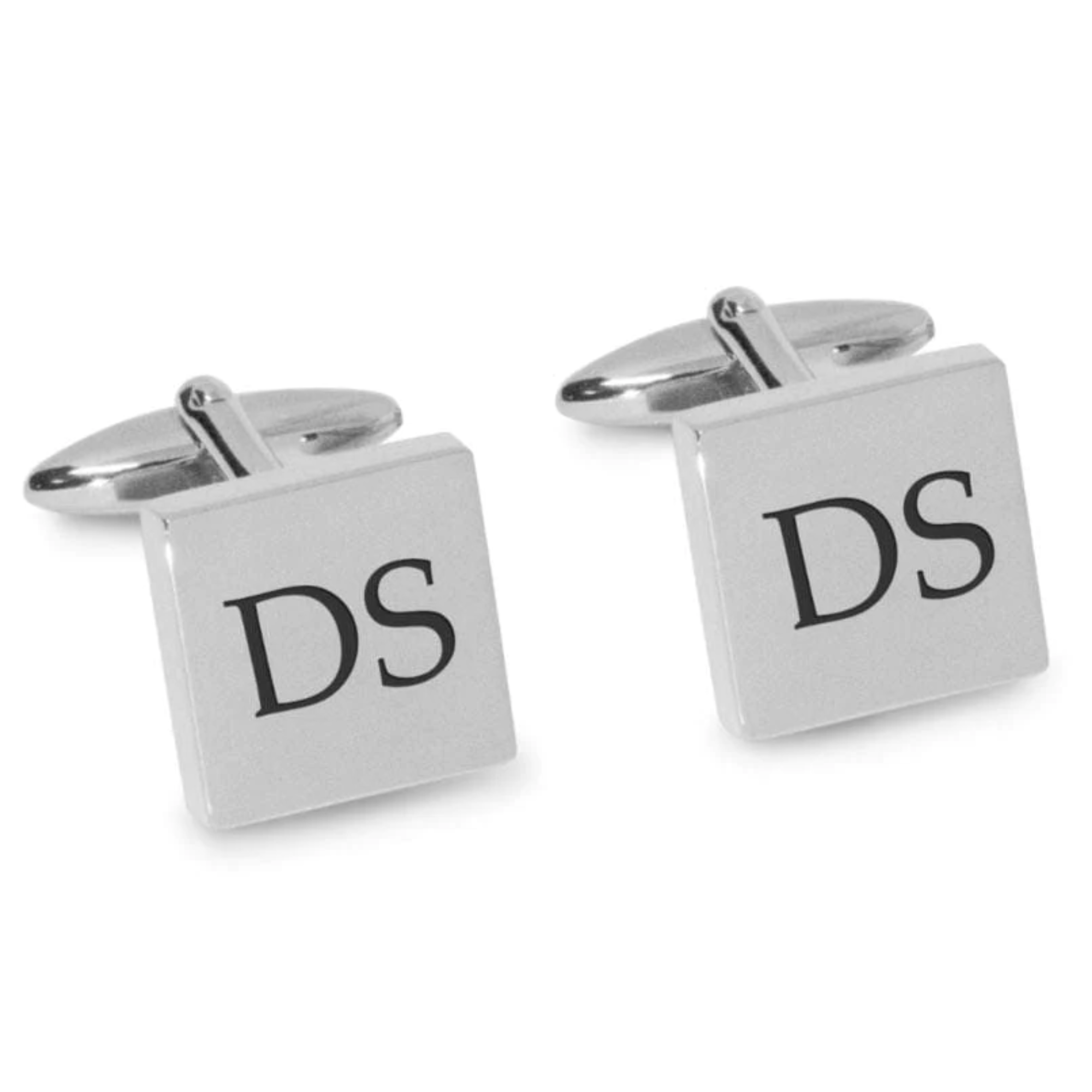 Two Initials Engraved Cufflinks