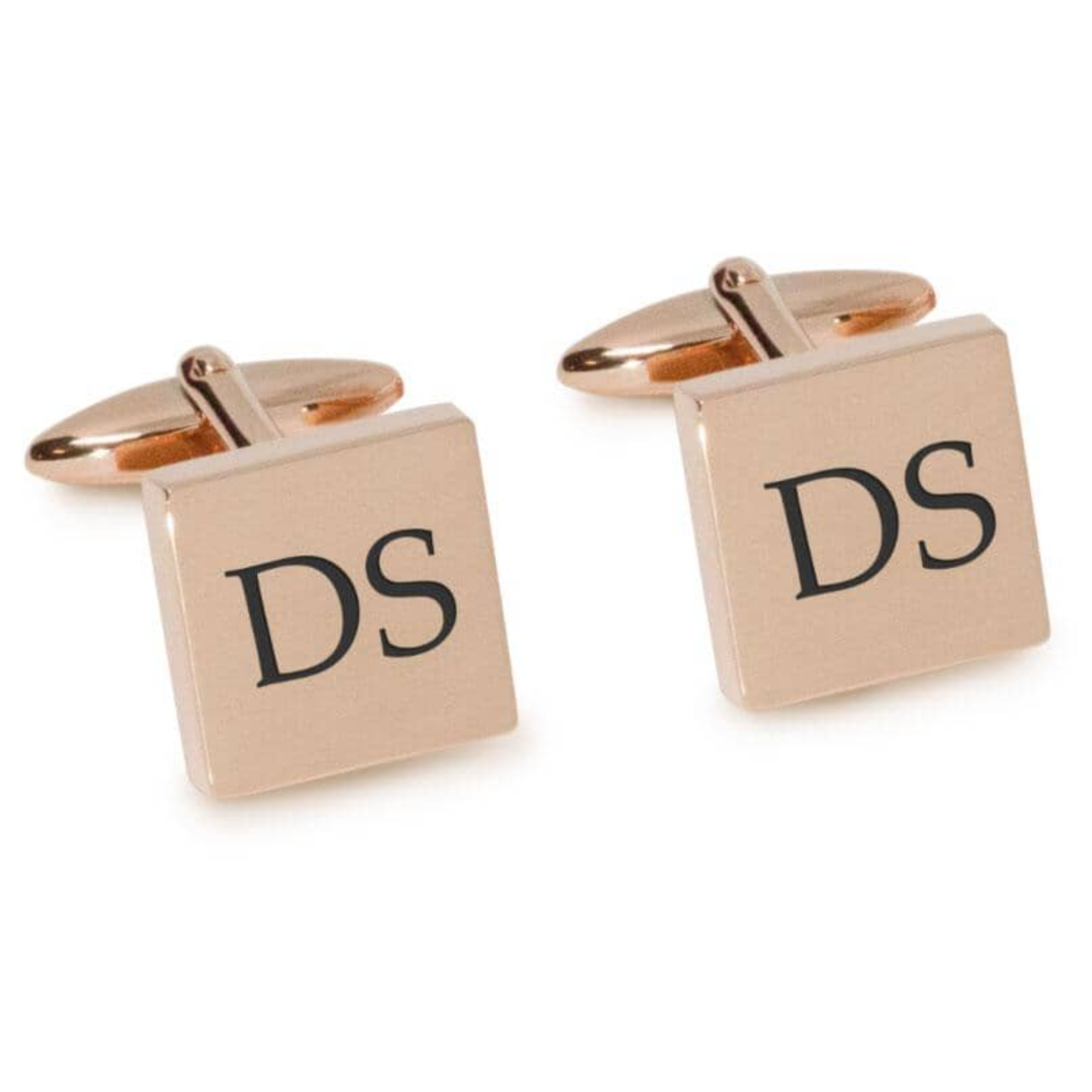 Two Initials Engraved Cufflinks