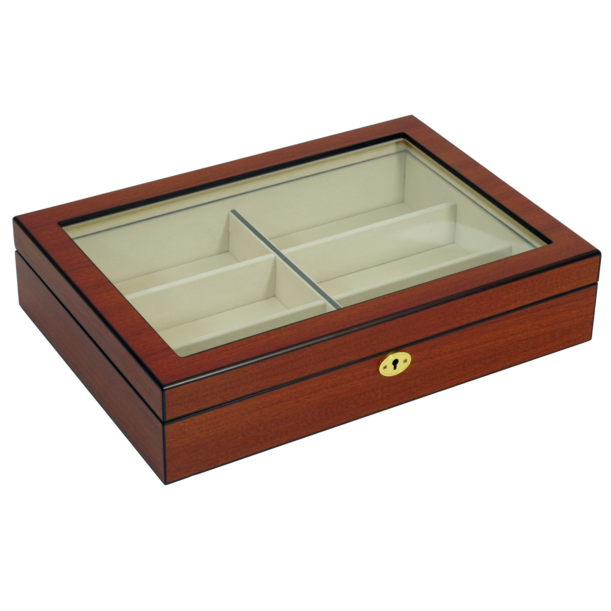 6 Pairs Cherry Wooden Sunglass Box