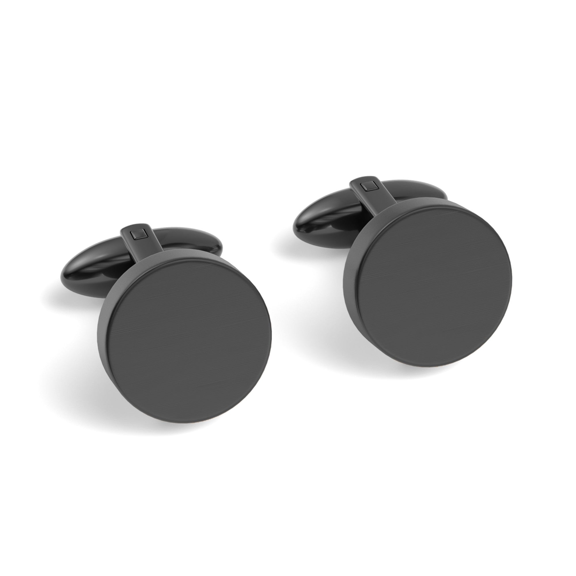 Round Engravable Cufflinks (Blank)