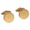 Mr + Mrs Name and Date Engraved Cufflinks