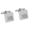 Father of the Groom & Date Engraved Wedding Cufflinks