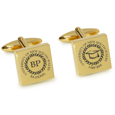 Personalised Graduation Engraved Cufflinks