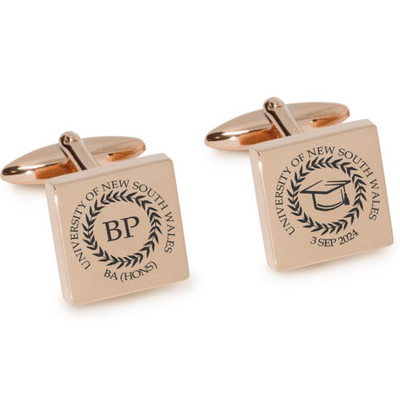 Personalised Graduation Engraved Cufflinks