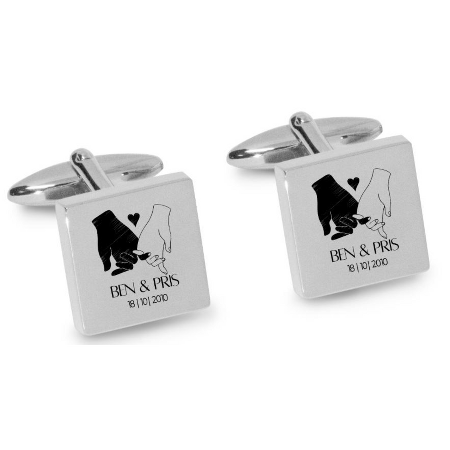 The Promise Engraved Cufflinks