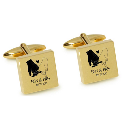 The Promise Engraved Cufflinks