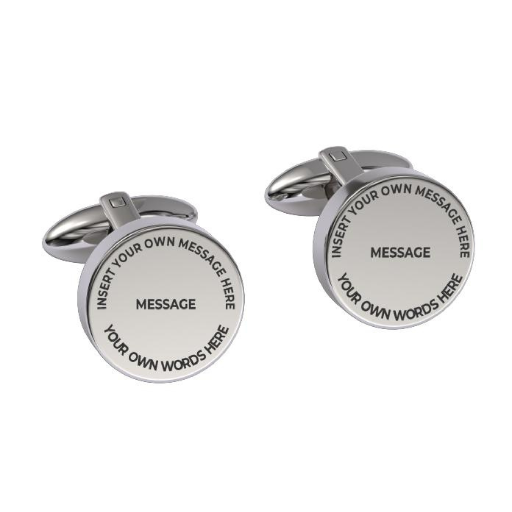 Insert Your Message Cufflinks