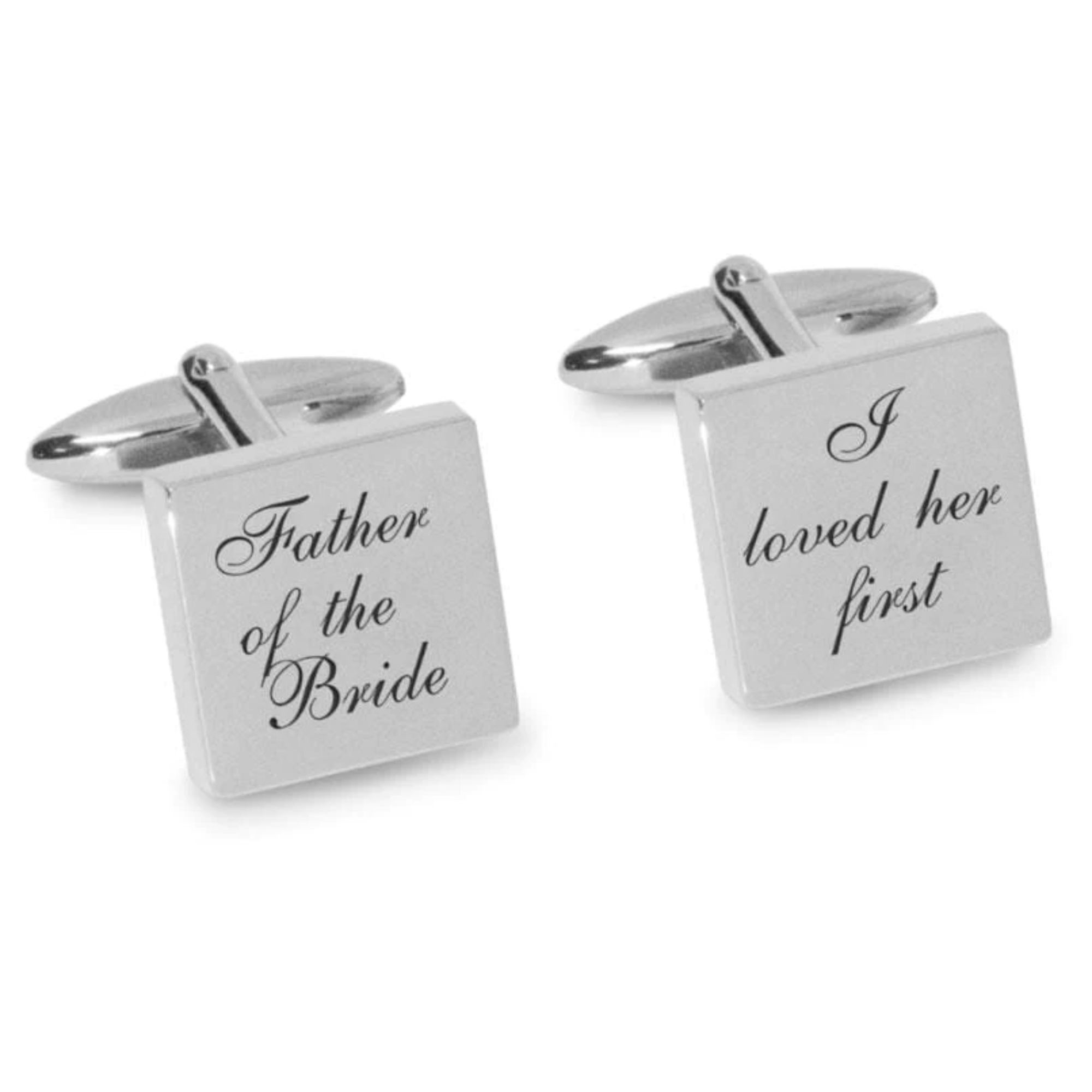 I loved online her first cufflinks