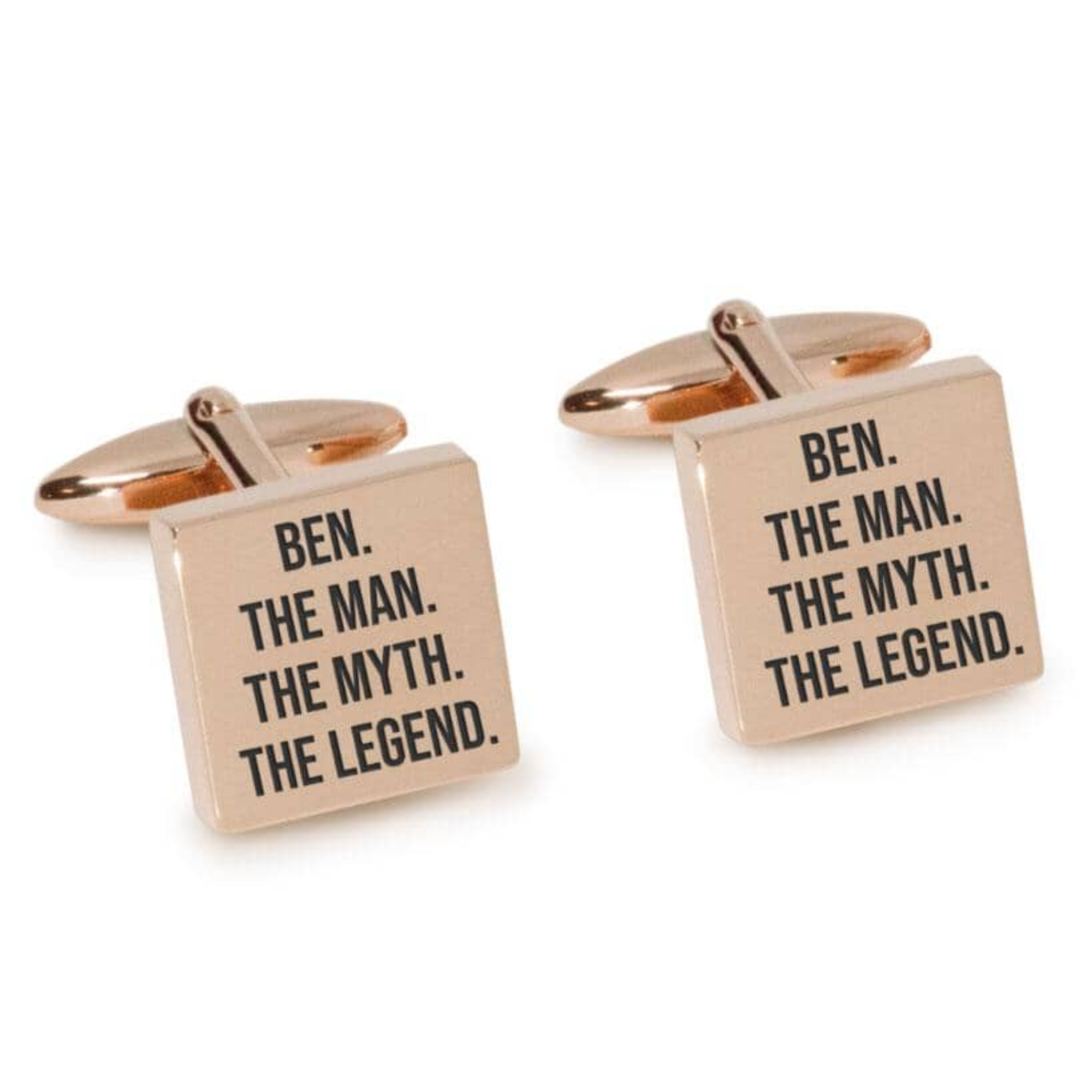 The Man The Myth The Legend Engraved Cufflinks