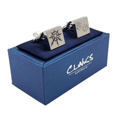 Your Logo Here Engraved Cufflinks