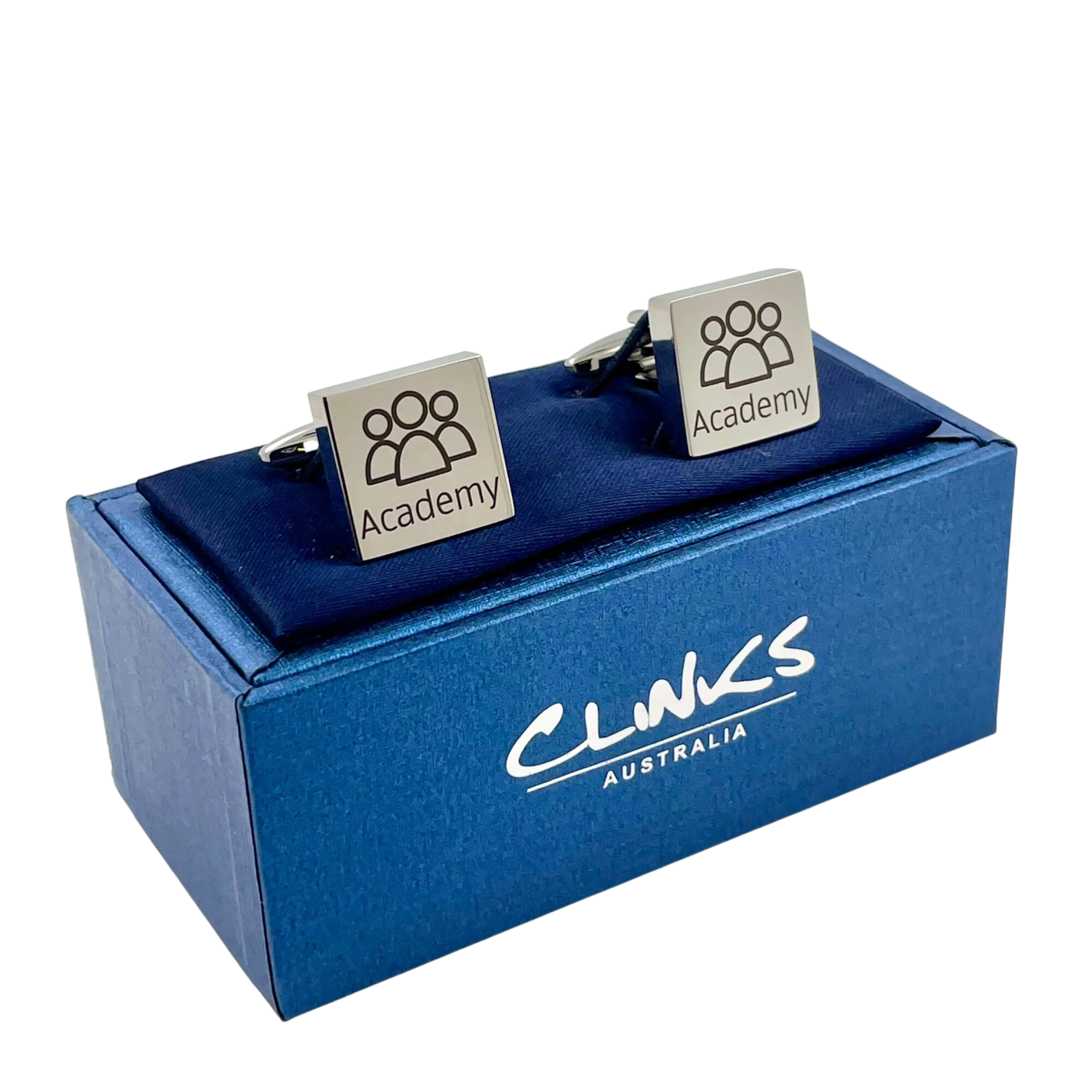 Your Logo Here Engraved Cufflinks