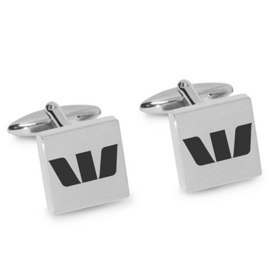 Your Logo Here Engraved Cufflinks
