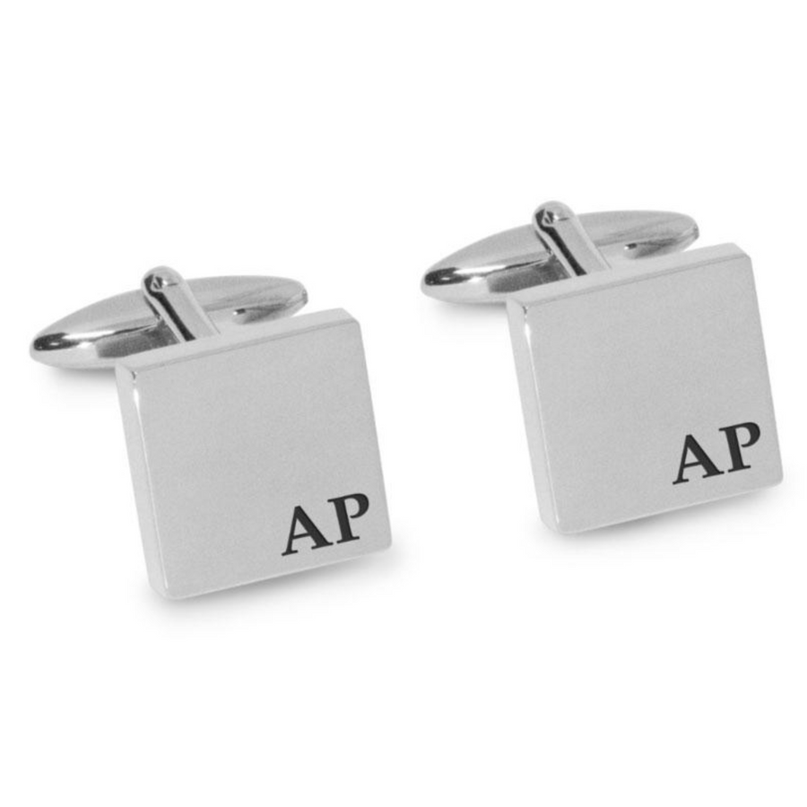 Initials Engraved Cufflinks