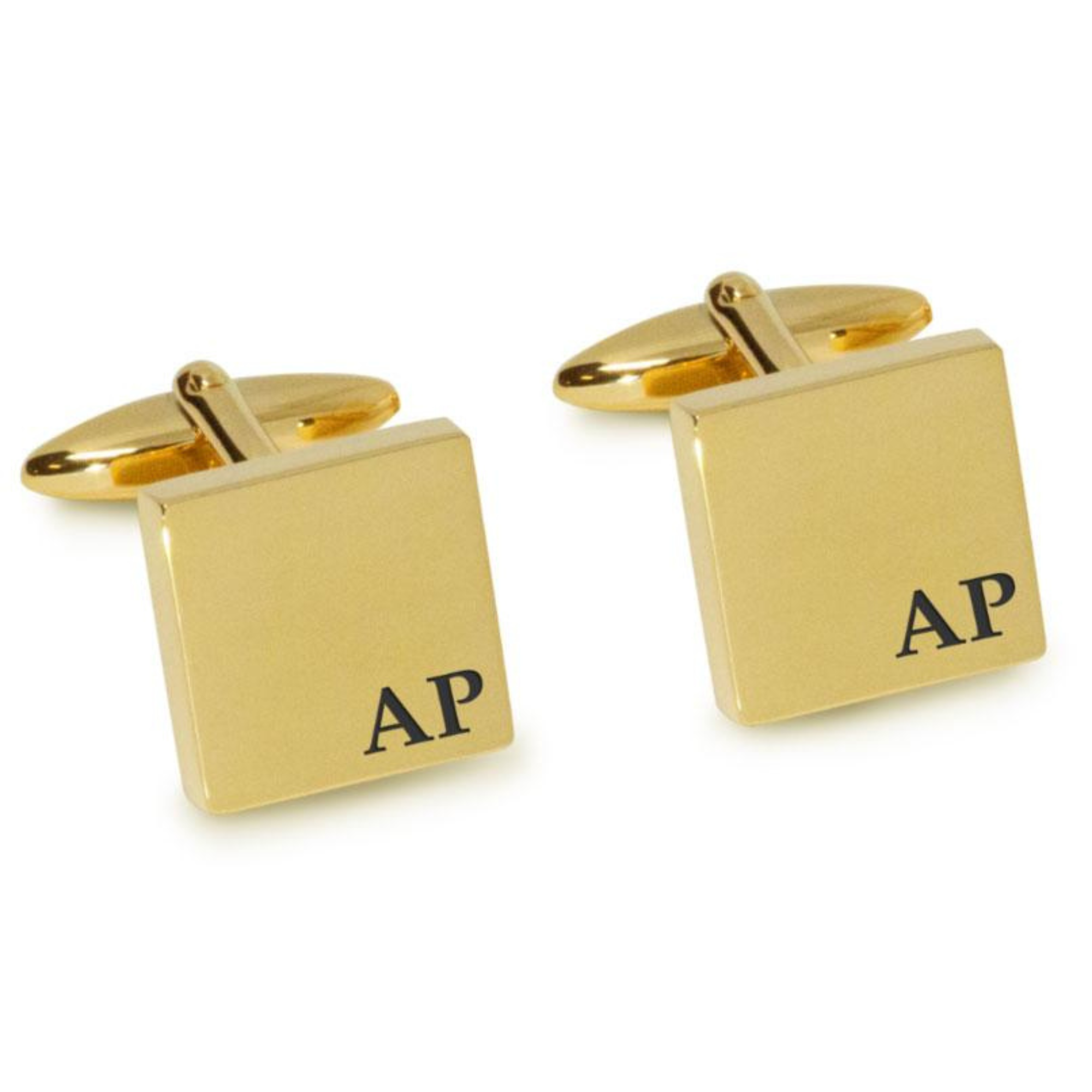 Initials Engraved Cufflinks