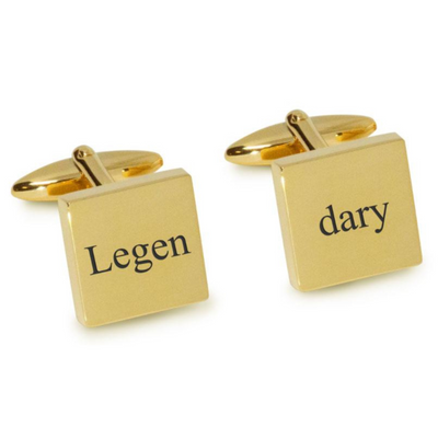 Legendary Engraved Cufflinks