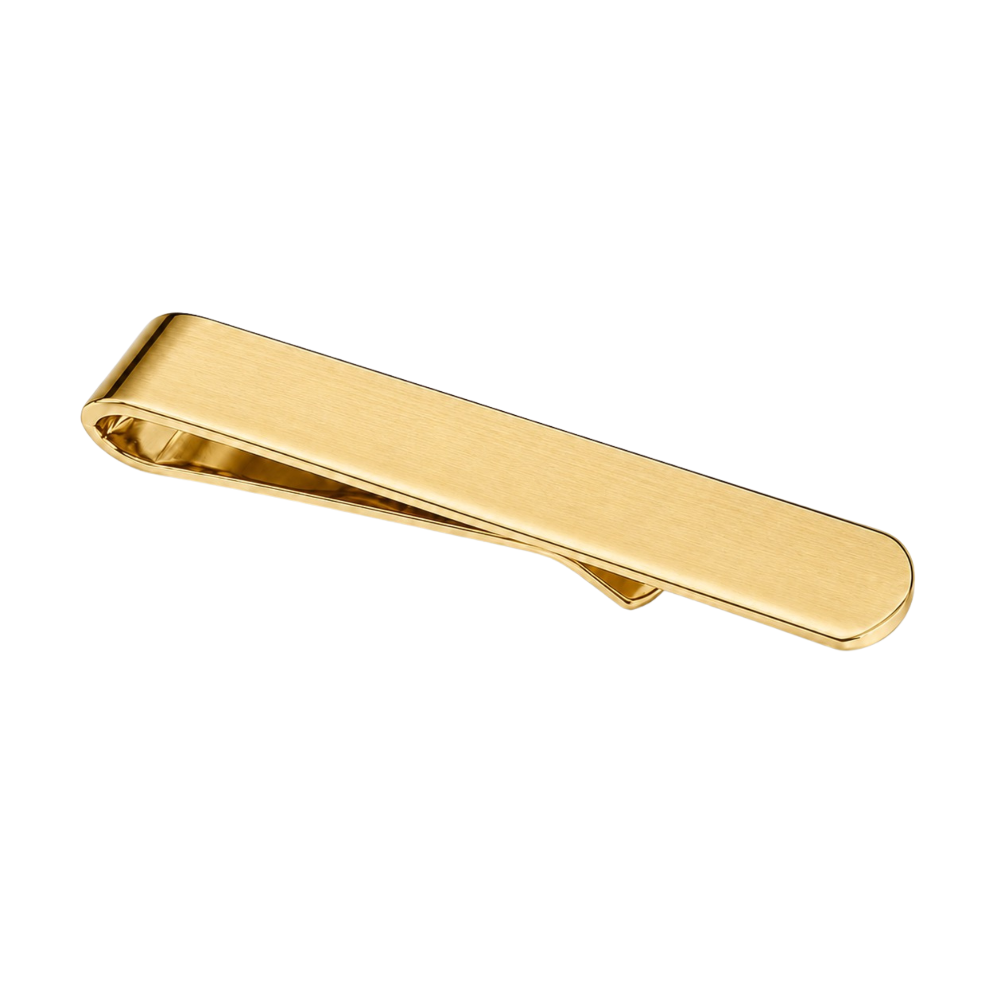 Engravable Tie Bars Curved End (Blank)