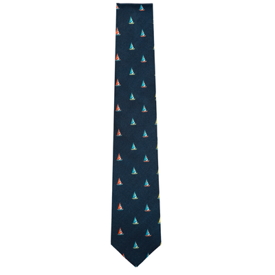 Sail Away Tie Navy