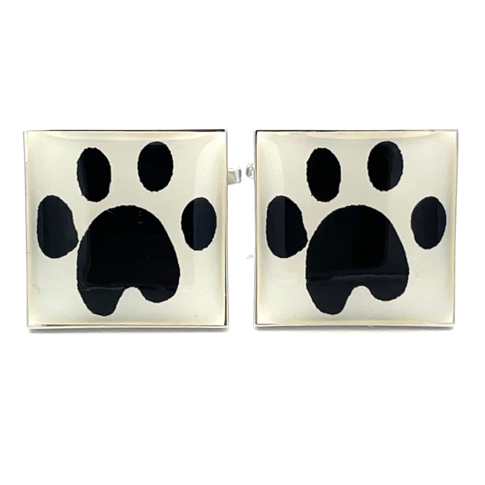 Paw Print Cat Cufflinks