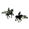Horse and Rider Silhouette Cufflinks