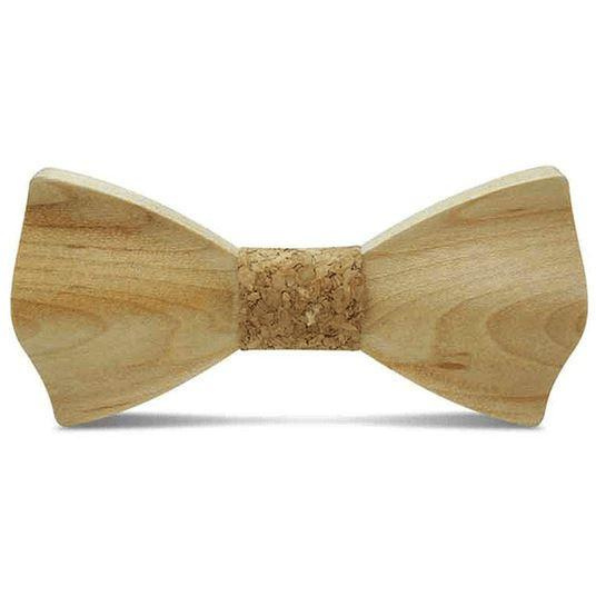 Light Wood Cork Adult Bow Tie