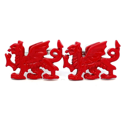 Red Welsh Dragon Cufflinks