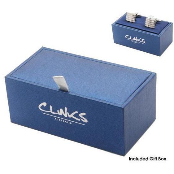 Swiss Silver Crown Cufflinks