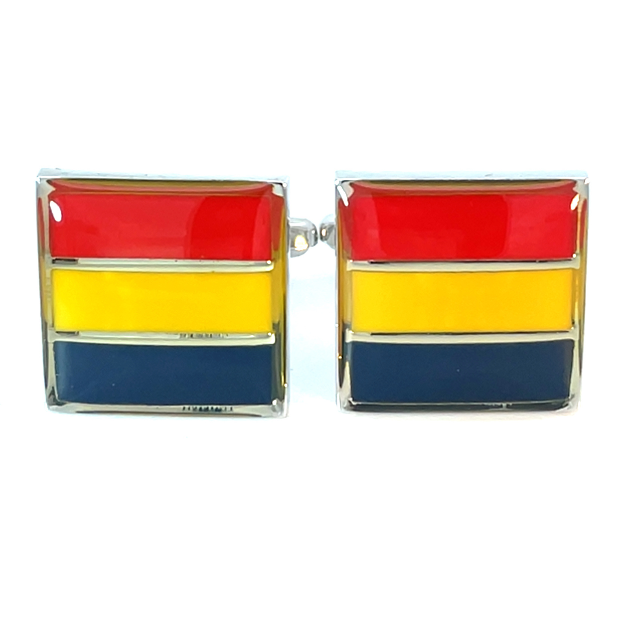 Colour Adelaide Crows AFL Cufflinks