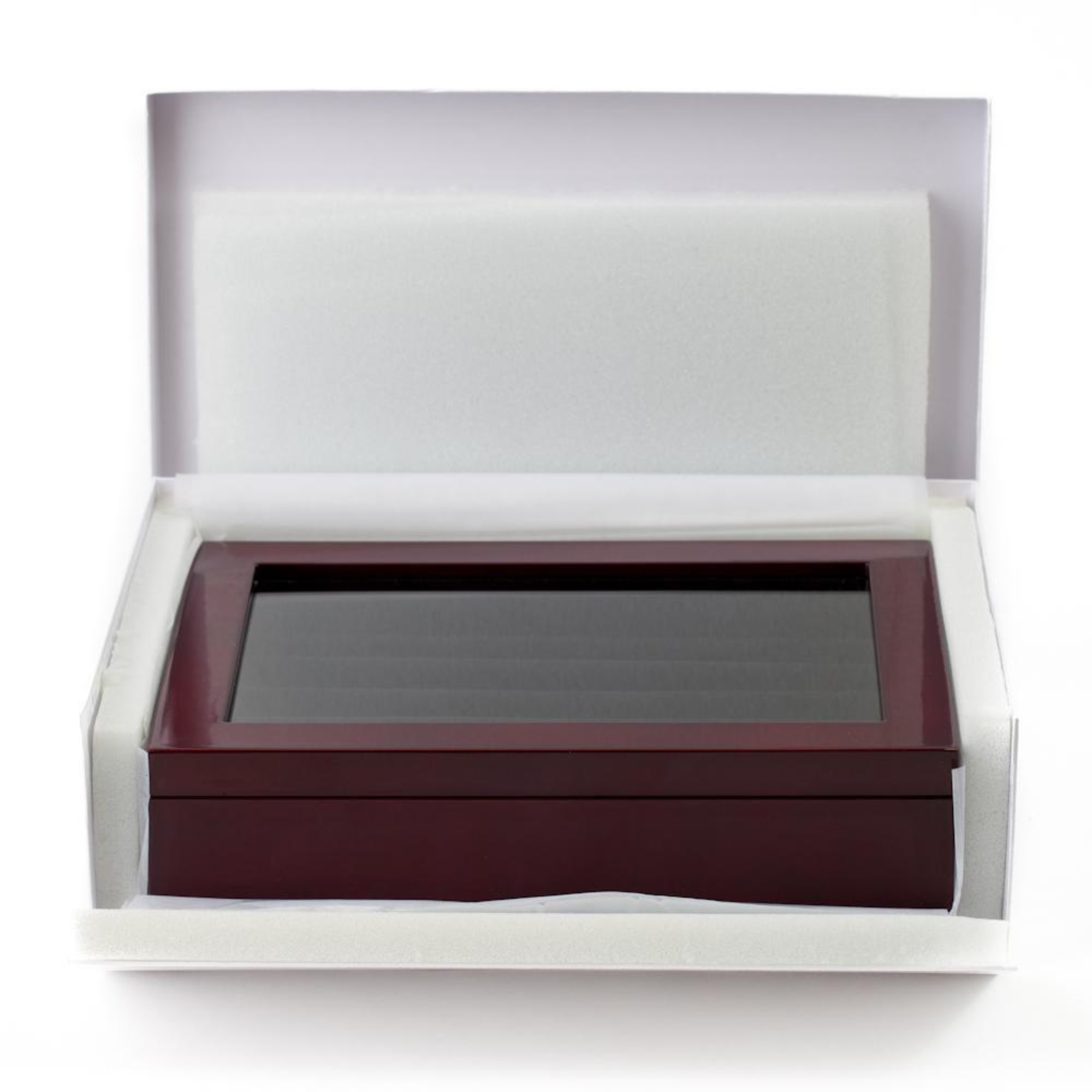 36 Pair Mahogany Cufflink Box