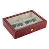 6 Pairs Cherry Wooden Sunglass Box
