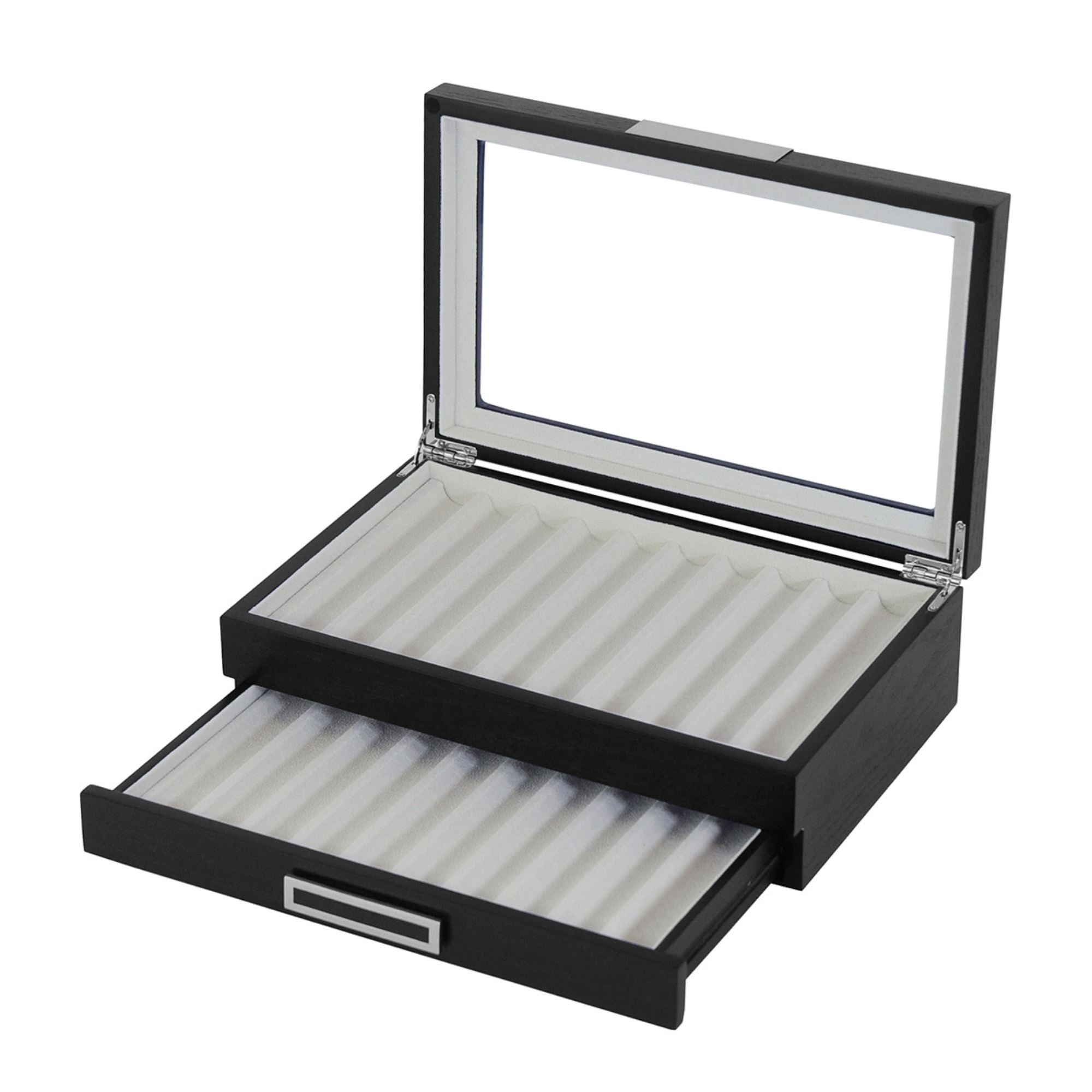 20 Slots Wooden Pen Box Storage Boxes Clinks Australia 