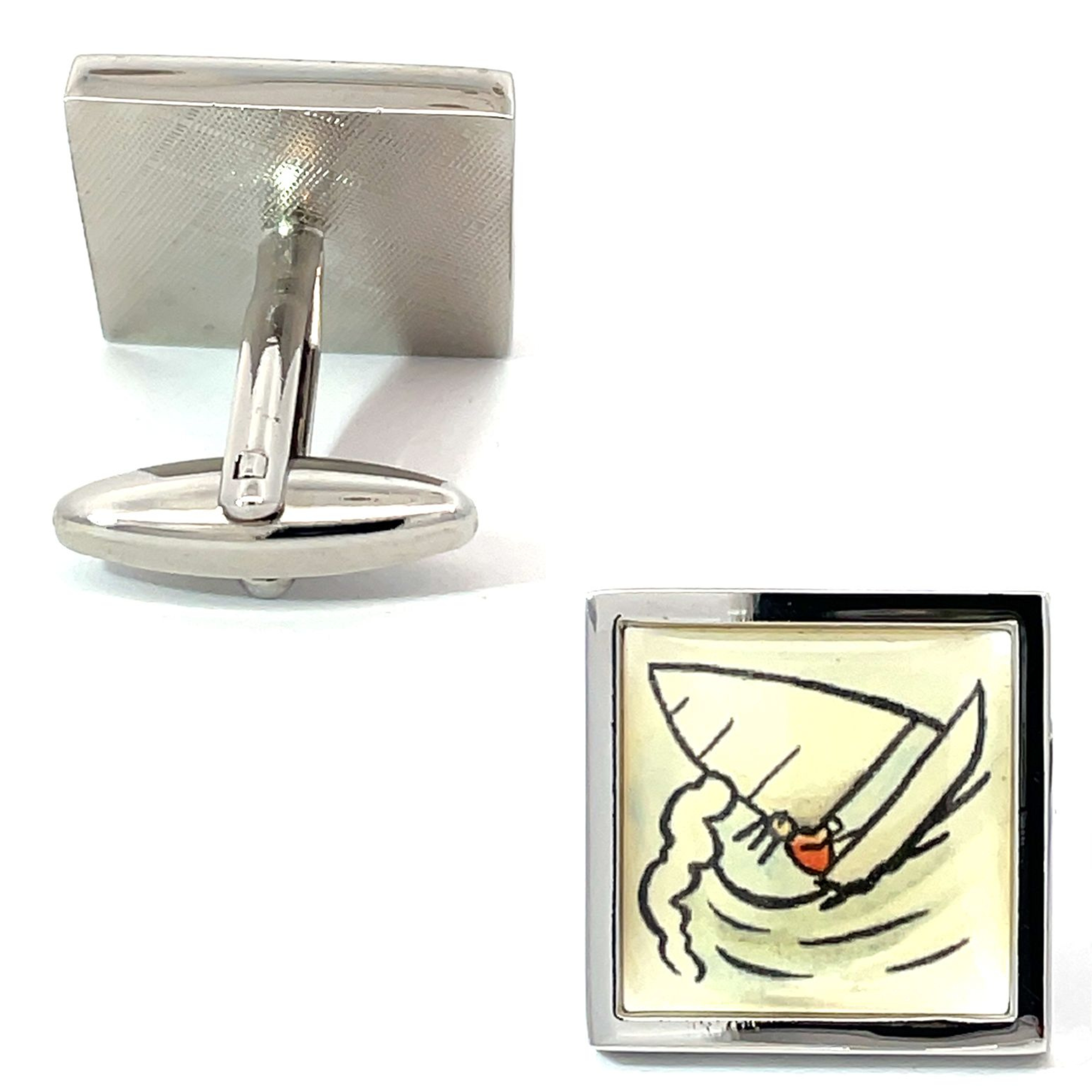 Sailing Cartoon Cufflinks