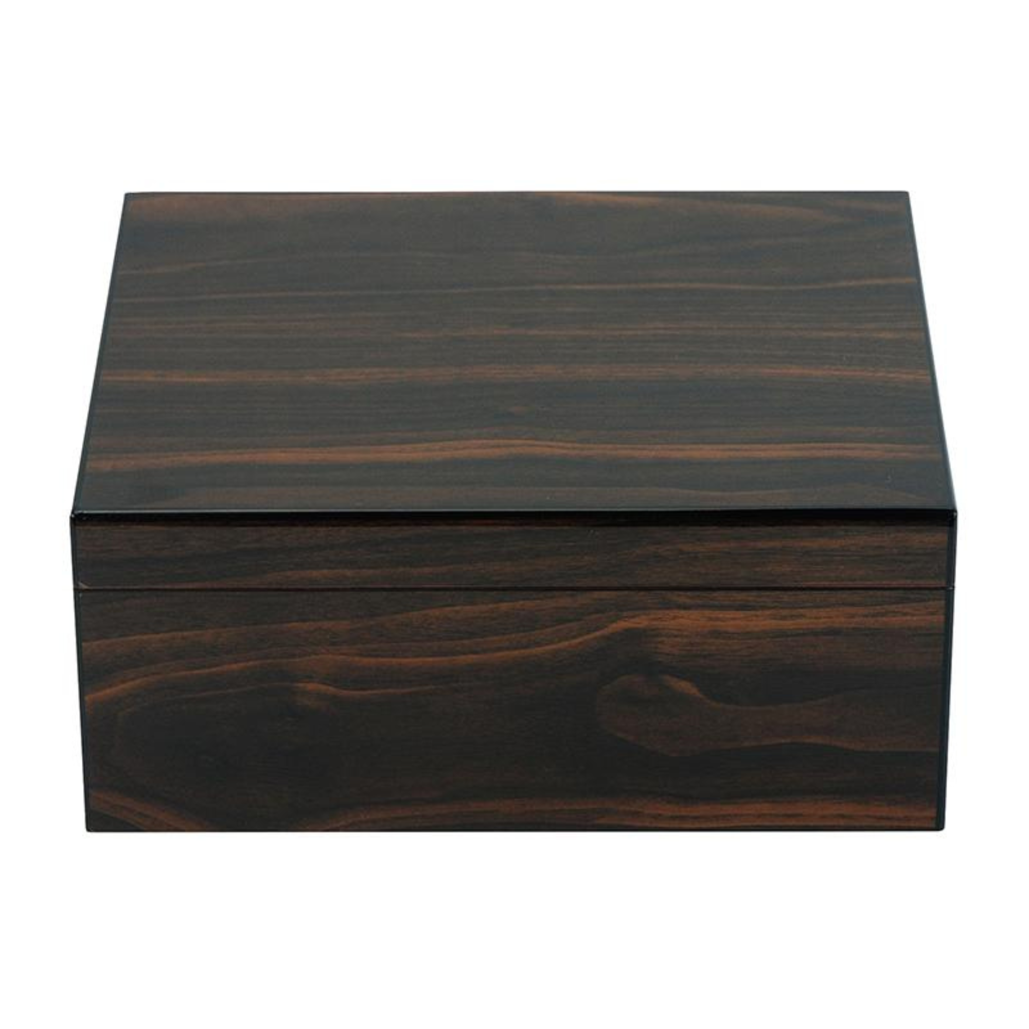 25 CT Walnut Cigar Humidor Mahogany Lining Box for Cigars