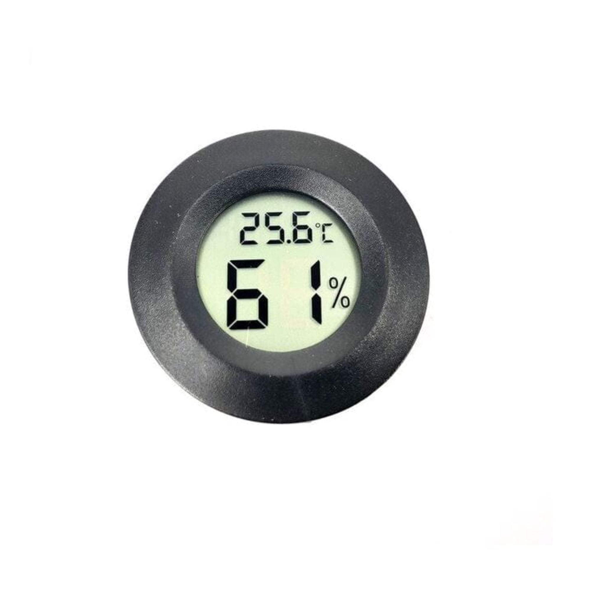 Basic Black Round Hygrometer Gauge for Cigars Cigar Boxes Clinks Australia 