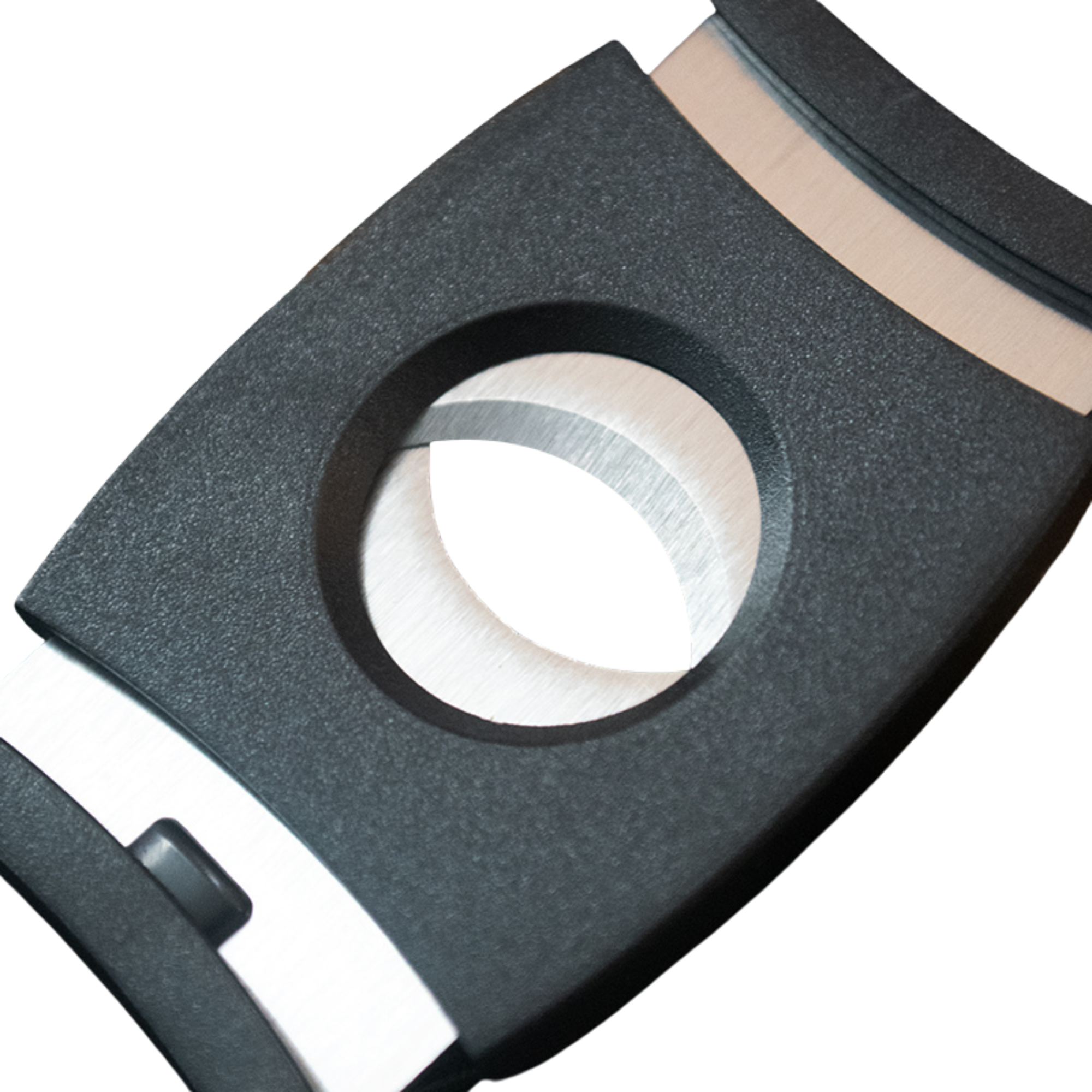 Black Two Finger 54 Ring Gauge Cigar Cutter