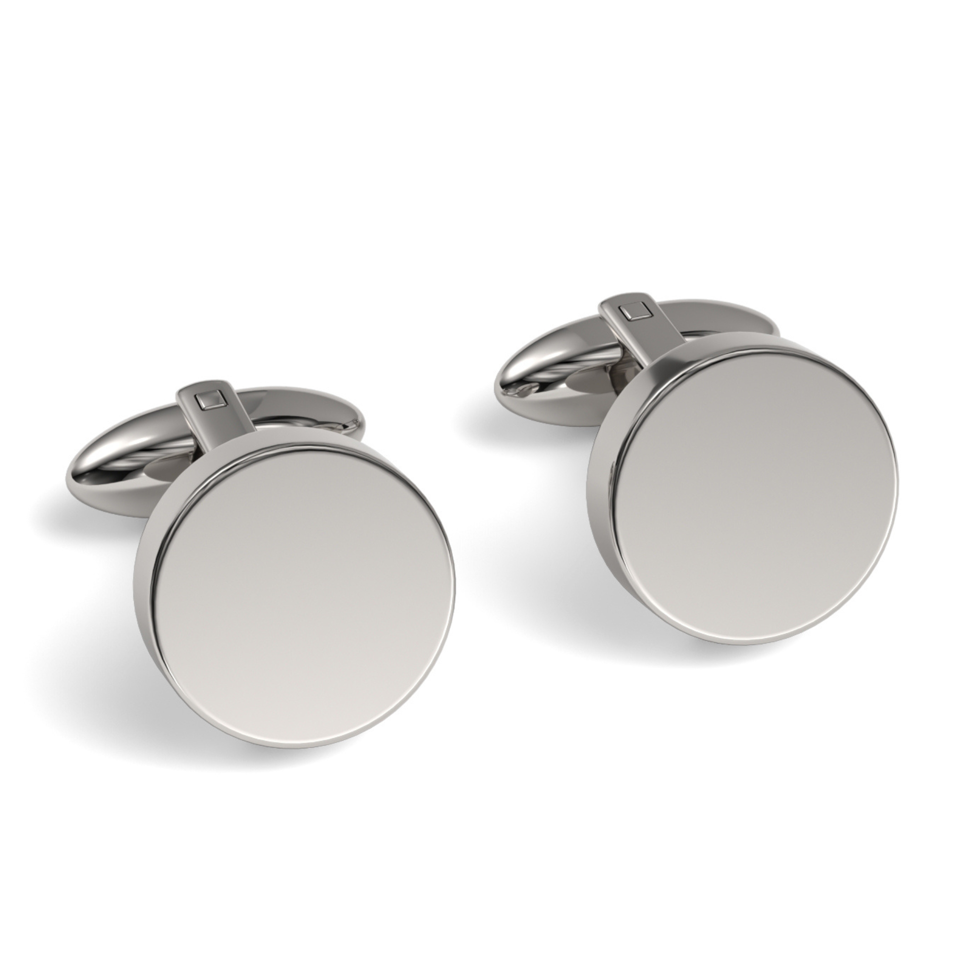 Round Engravable Cufflinks