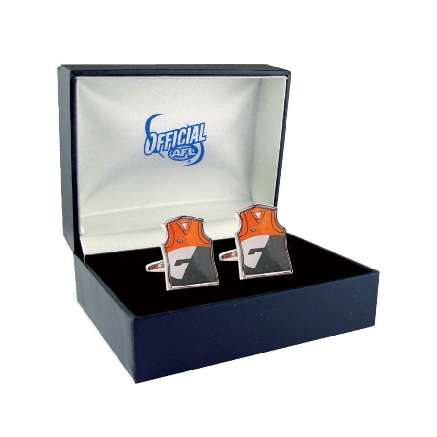 GWS Giants Guernsey Cufflinks