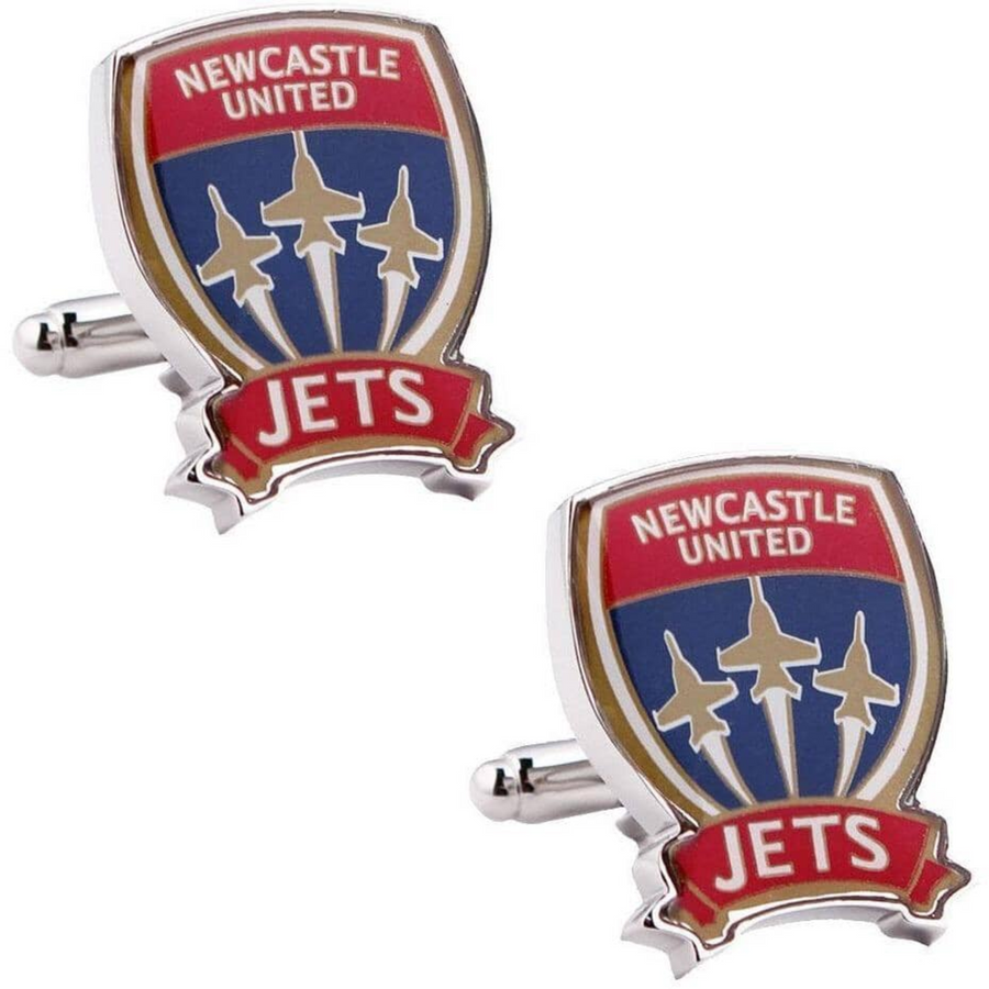 Newcastle Jets FC A-League Football Cufflinks