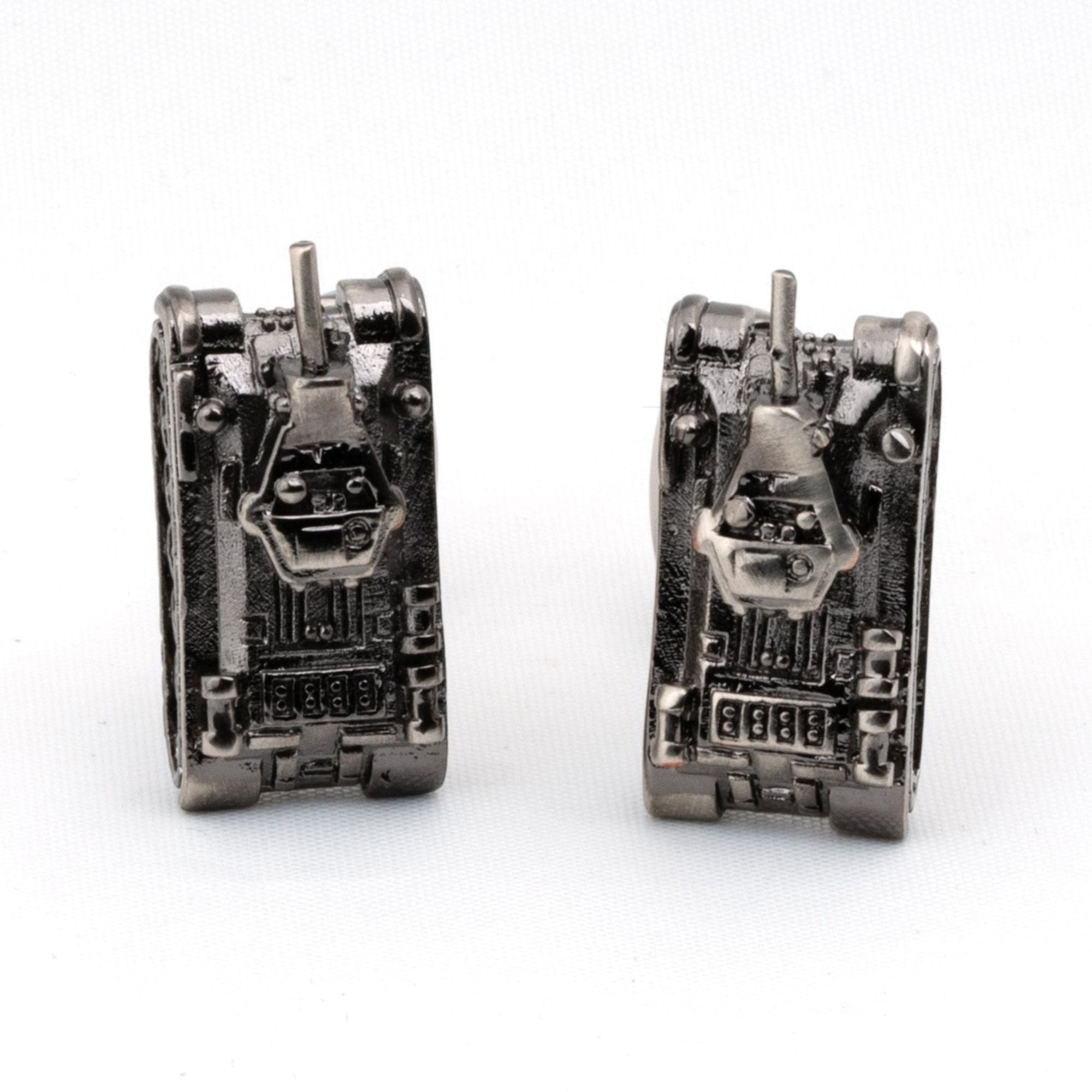 Gunmetal Army Tank Cufflinks
