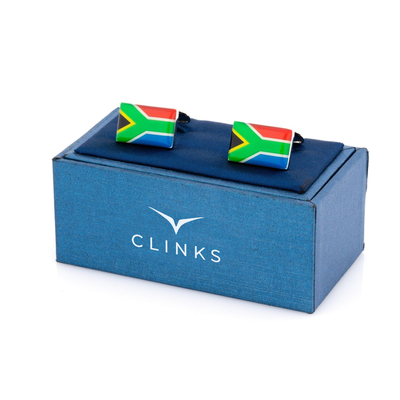Flag of South Africa - South African Flag Cufflinks