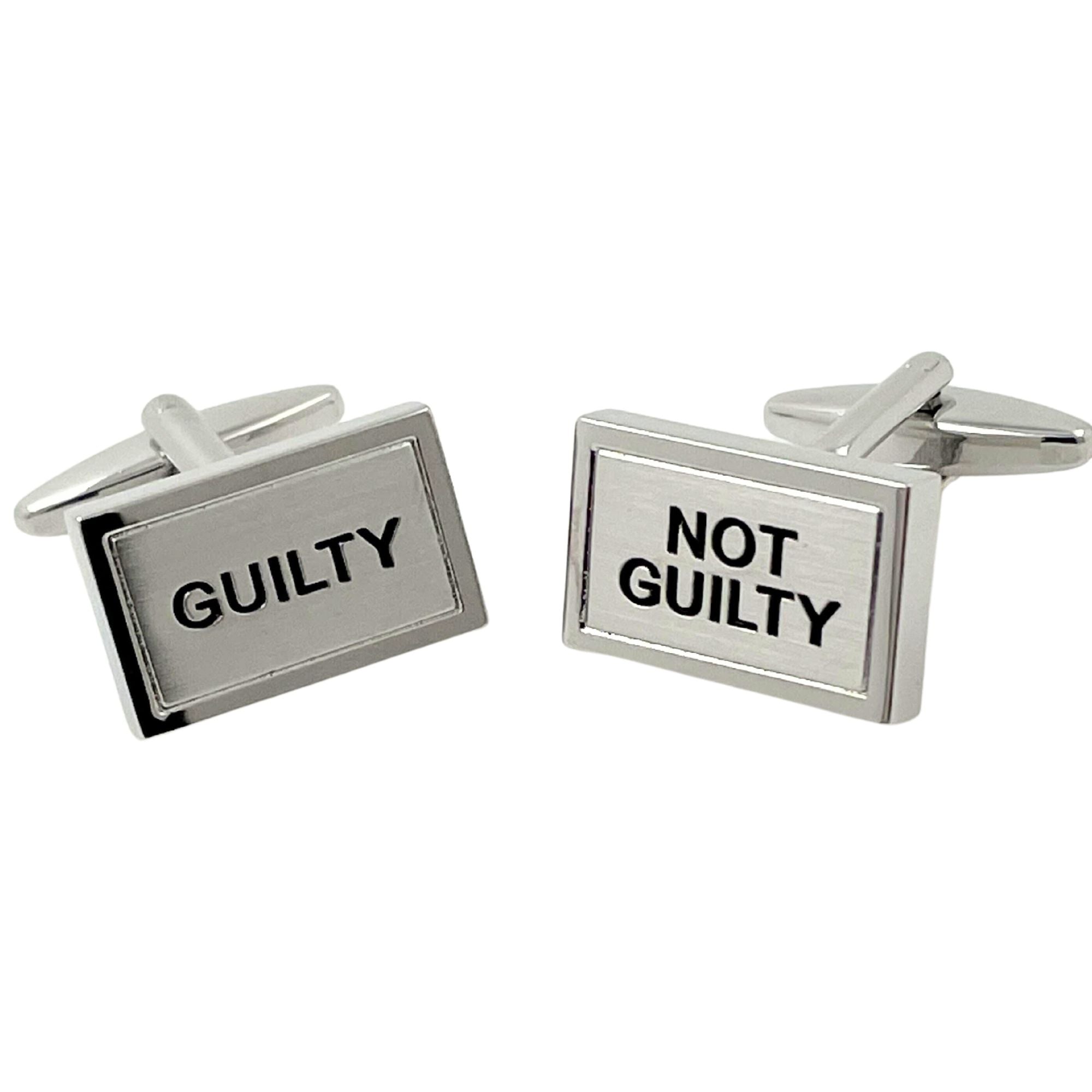 Guilty / Not Guilty Cufflinks