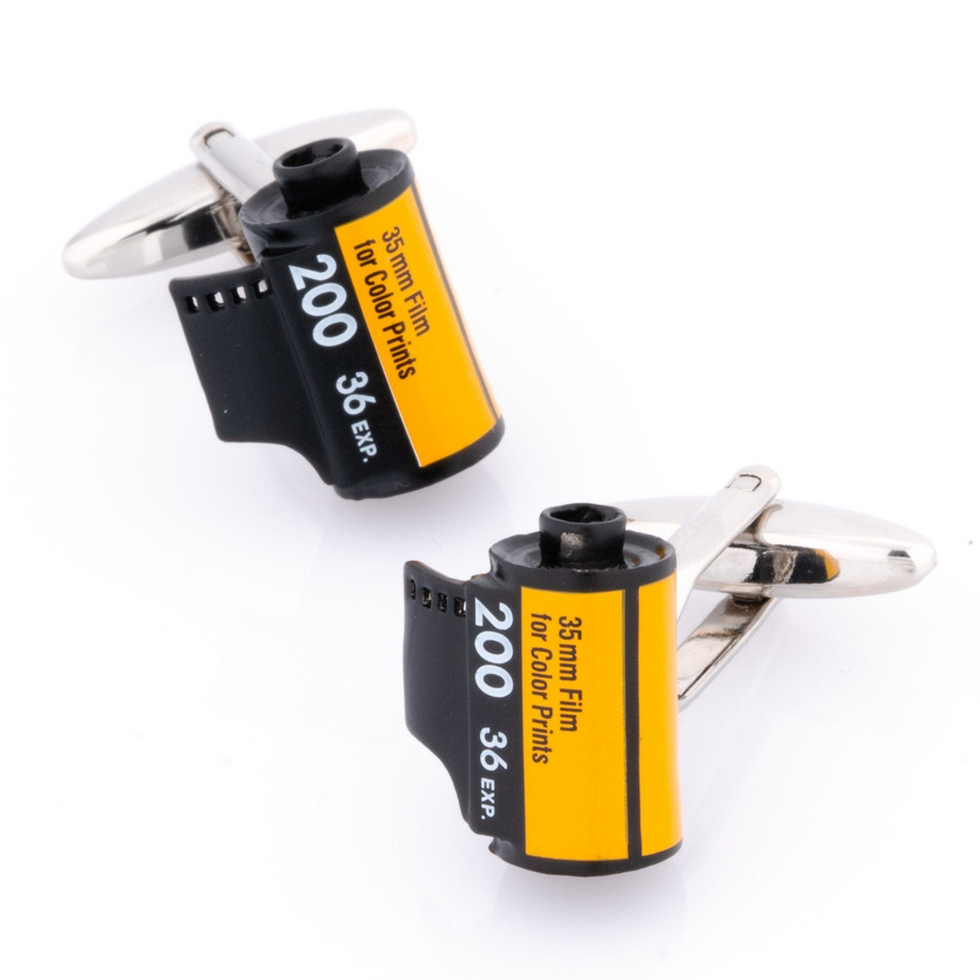 35mm Film Roll Cufflinks