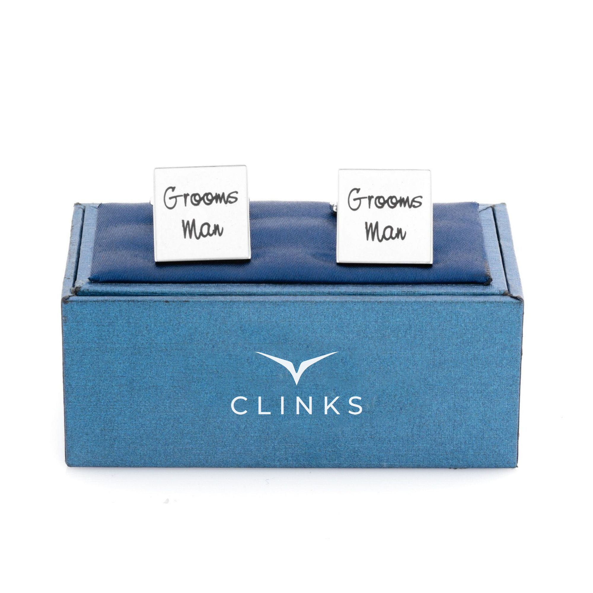 Groomsman White Wedding Cufflinks