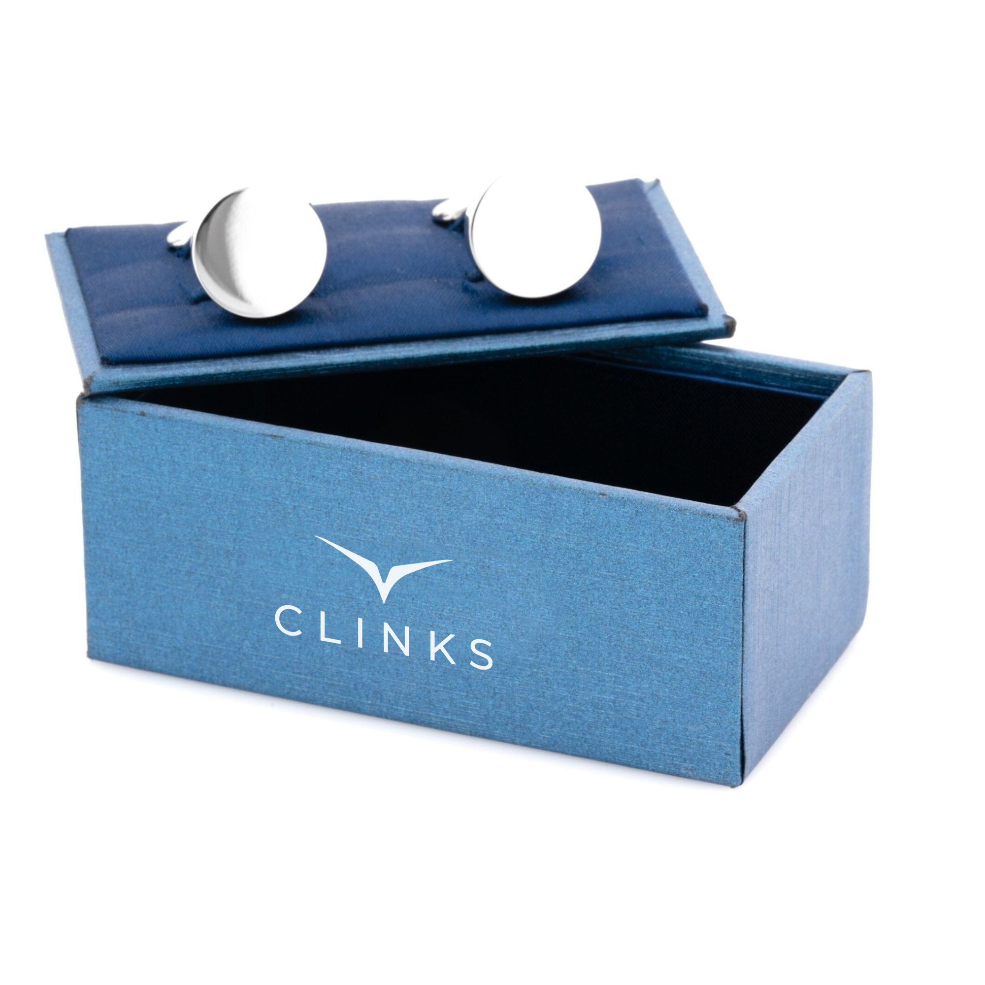 Groomsman Laser Etched Round Engravable Wedding Cufflinks