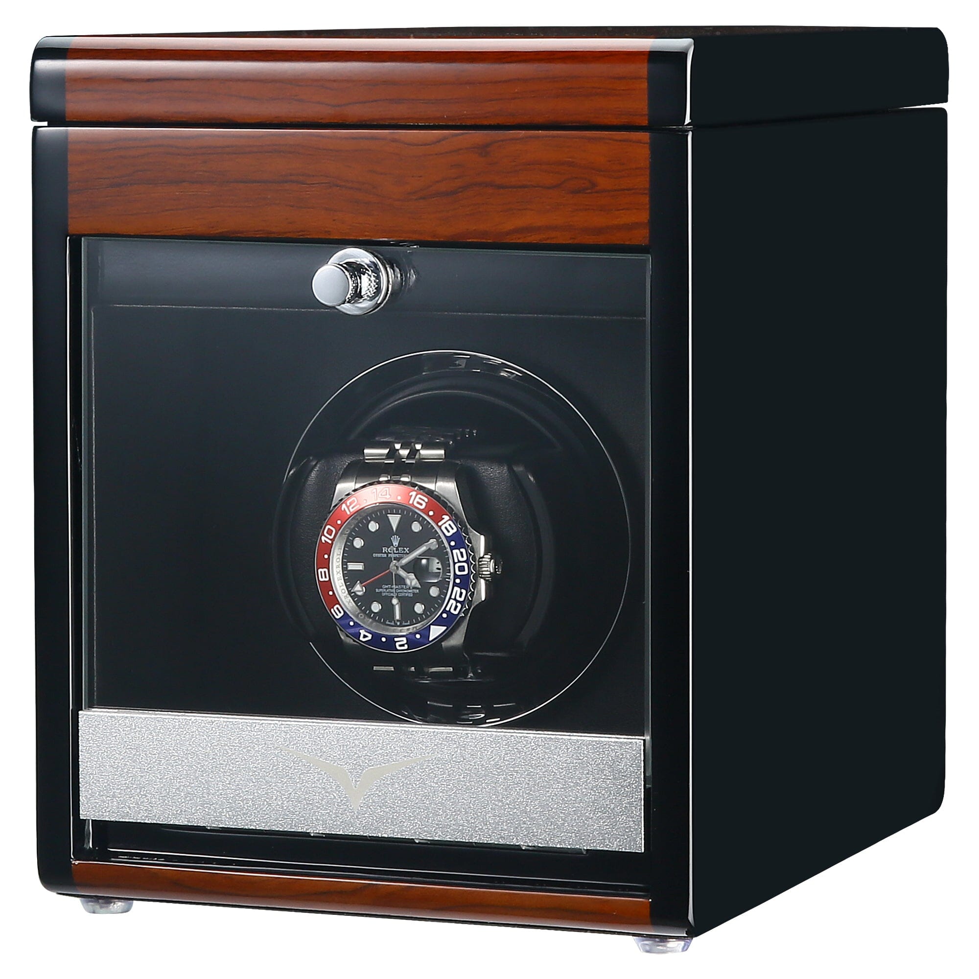 Vansolo Watch Winder for 1 Brown Watch Winder Boxes Clinks 