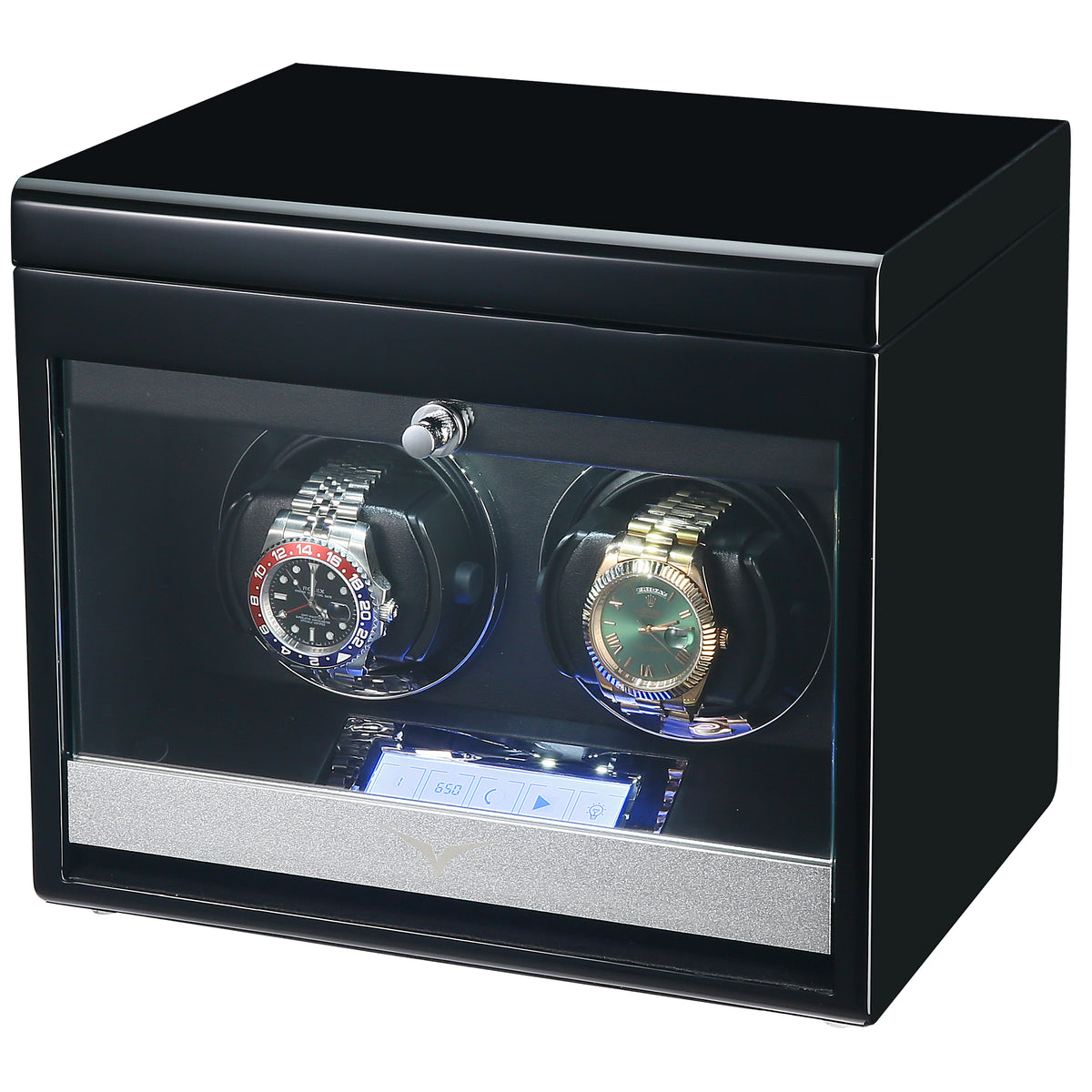 Vancouver Watch Winder for 2 Black Clinks Australia