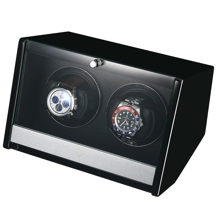 Theodore Watch Winder for 2 Black