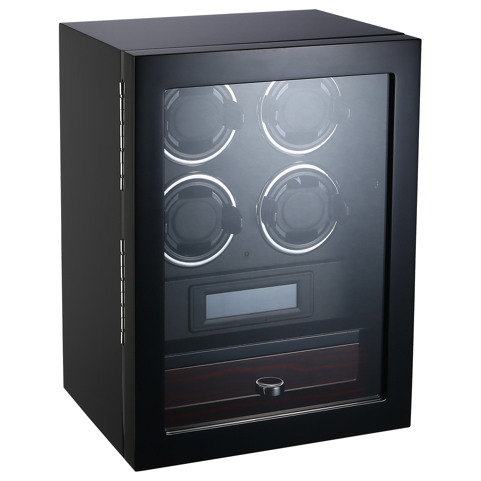 Yarra Quad Watch Winder for 4 + Drawer with Fingerprint Lock