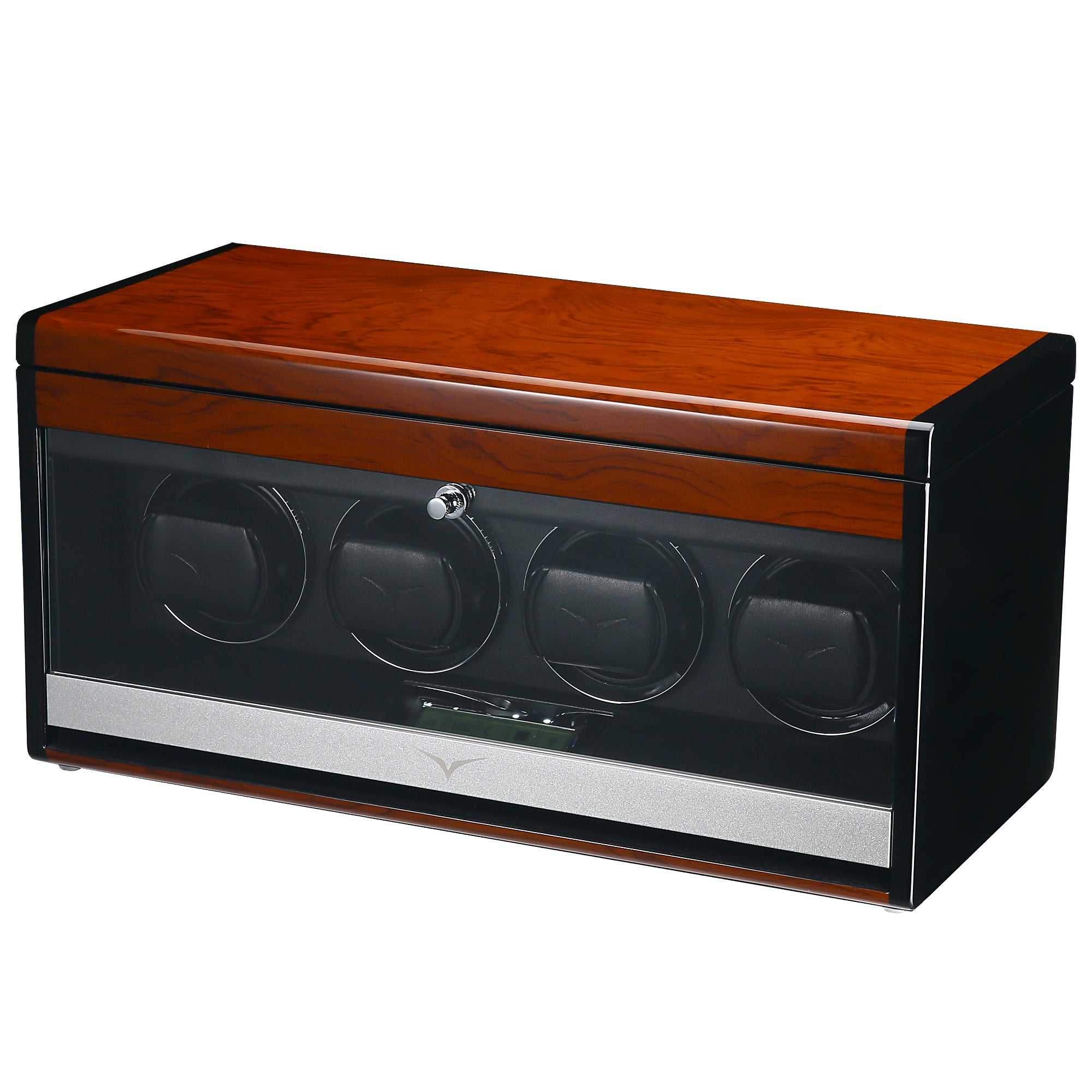 Vancouver Watch Winder for 4 Wood Grain