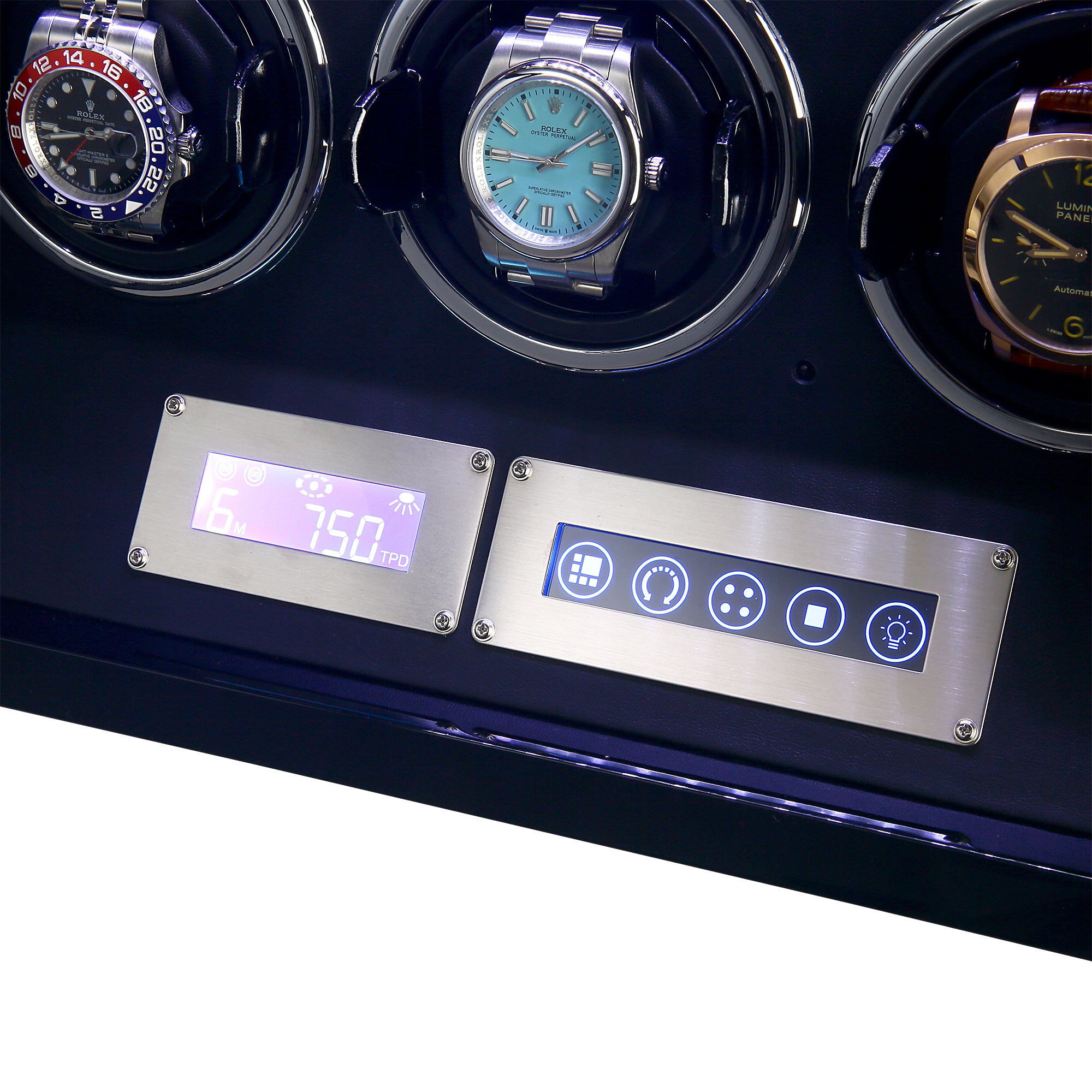 Flinders Watch Winder for 6 Watches with Fingerprint Lock